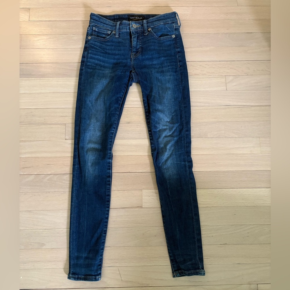 Lucky Brand Mid Rise Super Skinny Jeans